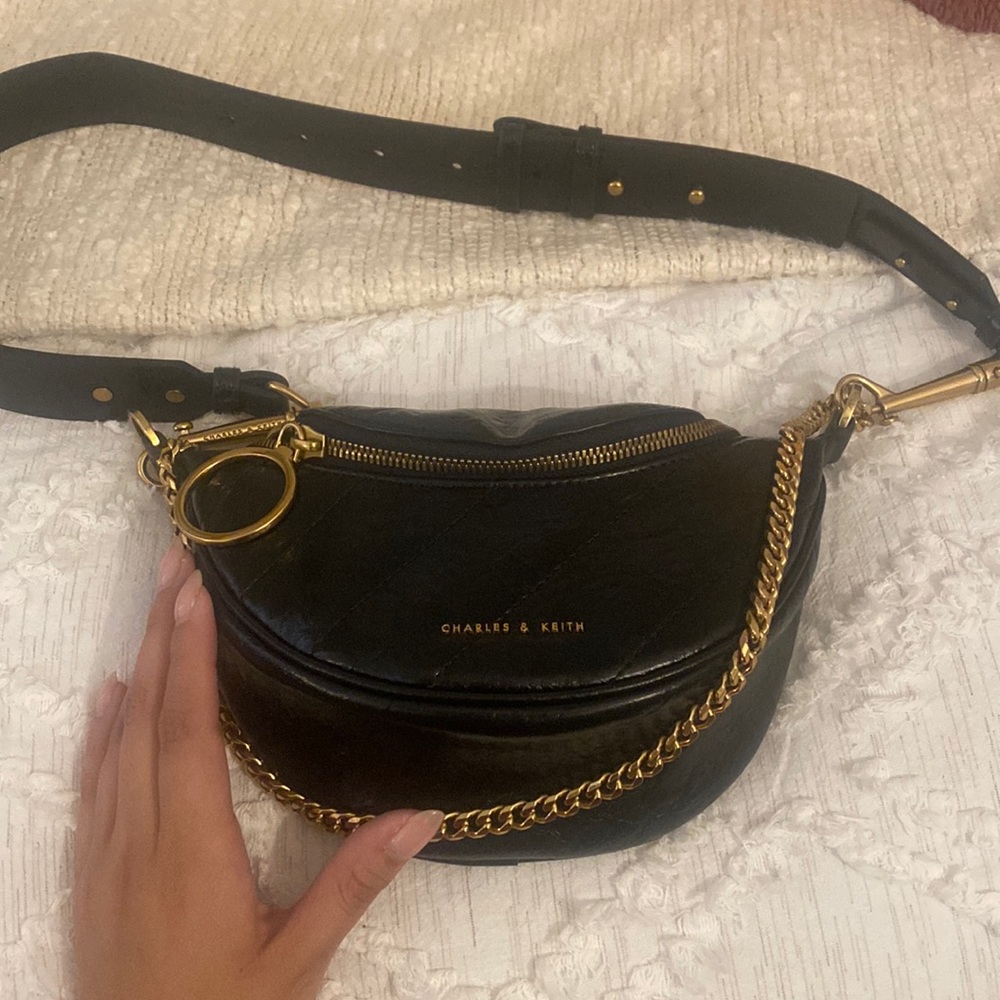 Charles and Keith Half Moon Bag